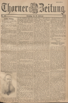 Thorner Zeitung. 1902, Nr. 40 (16 Februar) - Zweites Blatt