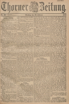 Thorner Zeitung. 1902, Nr. 47 (25 Februar) - Zweites Blatt