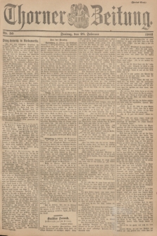Thorner Zeitung. 1902, Nr. 50 (28 Februar) - Zweites Blatt