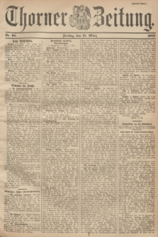 Thorner Zeitung. 1902, Nr. 68 (21 März) - Zweites Blatt