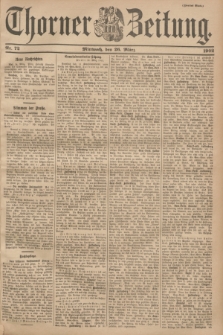 Thorner Zeitung. 1902, Nr. 72 (26 März) - Zweites Blatt