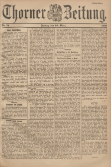 Thorner Zeitung. 1902, Nr. 74 (28 März) - Zweites Blatt