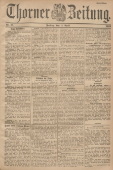 Thorner Zeitung. 1902, Nr. 78 (4 April) - Zweites Blatt