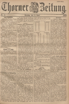 Thorner Zeitung. 1902, Nr. 81 (8 April) - Zweites Blatt