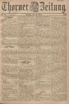 Thorner Zeitung. 1902, Nr. 93 (22 April) - Zweites Blatt