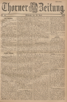 Thorner Zeitung. 1902, Nr. 94 (23 April) - Zweites Blatt
