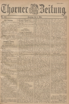 Thorner Zeitung. 1902, Nr. 104 (4 Mai) - Zweites Blatt