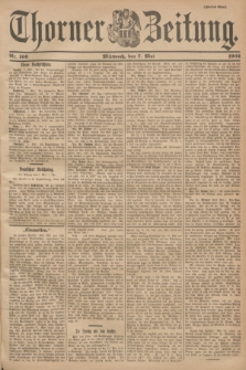Thorner Zeitung. 1902, Nr. 106 (7 Mai) - Zweites Blatt