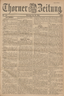 Thorner Zeitung. 1902, Nr. 115 (18 Mai) - Zweites Blatt