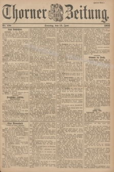 Thorner Zeitung. 1902, Nr. 138 (15 Juni) - Zweites Blatt