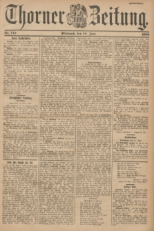 Thorner Zeitung. 1902, Nr. 140 (18 Juni) - Zweites Blatt