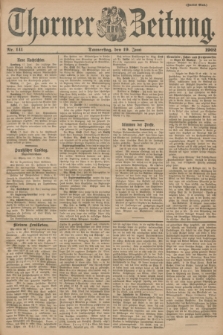 Thorner Zeitung. 1902, Nr. 141 (19 Juni) - Zweites Blatt
