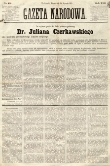 Gazeta Narodowa. 1874, nr 15