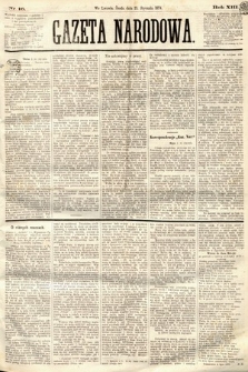 Gazeta Narodowa. 1874, nr 16