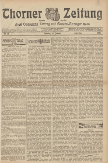 Thorner Zeitung : Ostdeutsche Zeitung und General-Anzeiger. 1905, Nr. 13 (15 Januar) - Erstes Blatt