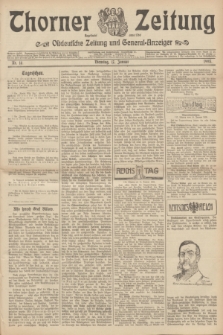 Thorner Zeitung : Ostdeutsche Zeitung und General-Anzeiger. 1905, Nr. 14 (17 Januar) + dod.