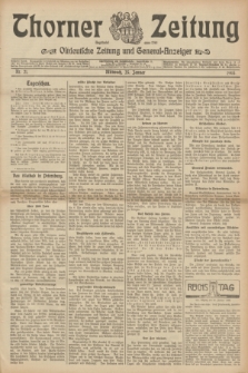 Thorner Zeitung : Ostdeutsche Zeitung und General-Anzeiger. 1905, Nr. 21 (25 Januar) + dod.