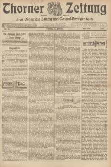 Thorner Zeitung : Ostdeutsche Zeitung und General-Anzeiger. 1905, Nr. 31 (5 Februar) - Erstes Blatt