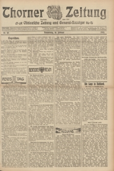 Thorner Zeitung : Ostdeutsche Zeitung und General-Anzeiger. 1905, Nr. 40 (16 Februar) + dod.
