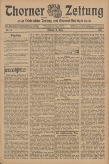 Thorner Zeitung : Ostdeutsche Zeitung und General-Anzeiger. 1905, Nr. 62 (14 März) + dod.
