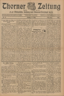 Thorner Zeitung : Ostdeutsche Zeitung und General-Anzeiger. 1905, Nr. 67 (19 März) - Drittes Blatt