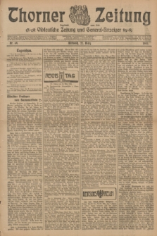 Thorner Zeitung : Ostdeutsche Zeitung und General-Anzeiger. 1905, Nr. 69 (22 März) + dod.