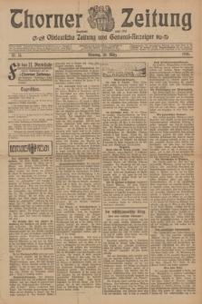 Thorner Zeitung : Ostdeutsche Zeitung und General-Anzeiger. 1905, Nr. 74 (28 März) + dod.