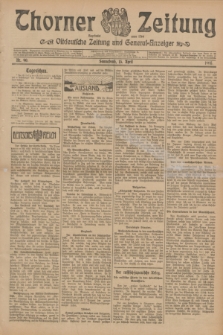 Thorner Zeitung : Ostdeutsche Zeitung und General-Anzeiger. 1905, Nr. 90 (15 April) + dod.