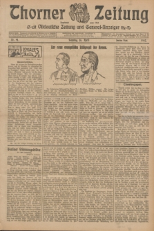 Thorner Zeitung : Ostdeutsche Zeitung und General-Anzeiger. 1905, Nr. 91 (16 April) - Zweites Blatt