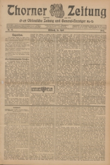 Thorner Zeitung : Ostdeutsche Zeitung und General-Anzeiger. 1905, Nr. 97 (26 April) + dod.