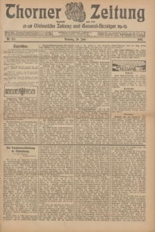 Thorner Zeitung : Ostdeutsche Zeitung und General-Anzeiger. 1905, Nr. 142 (20 Juni) + dod.