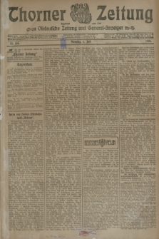 Thorner Zeitung : Ostdeutsche Zeitung und General-Anzeiger. 1905, Nr. 154 (4 Juli) + dod.