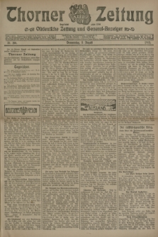 Thorner Zeitung : Ostdeutsche Zeitung und General-Anzeiger. 1905, Nr. 180 (3 August) + dod.