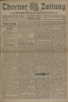 Thorner Zeitung : Ostdeutsche Zeitung und General-Anzeiger. 1905, Nr. 206 (2 September) + dod.