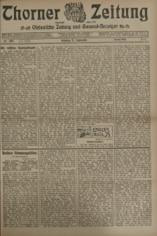 Thorner Zeitung : Ostdeutsche Zeitung und General-Anzeiger. 1905, Nr. 207 (3 September) - Zweites Blatt + dod.