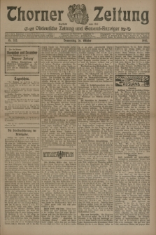 Thorner Zeitung : Ostdeutsche Zeitung und General-Anzeiger. 1905, Nr. 252 (26 Oktober) + dod.