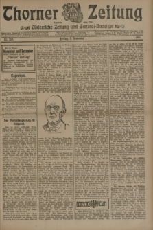 Thorner Zeitung : Ostdeutsche Zeitung und General-Anzeiger. 1905, Nr. 259 (3 November) + dod.
