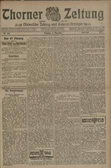 Thorner Zeitung : Ostdeutsche Zeitung und General-Anzeiger. 1905, Nr. 284 (3 Dezember) - Erstes Blatt
