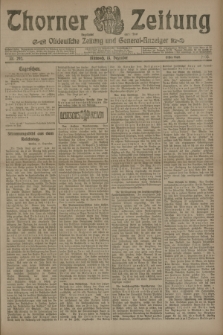 Thorner Zeitung : Ostdeutsche Zeitung und General-Anzeiger. 1905, Nr. 292 (13 Dezember) - Erstes Blatt