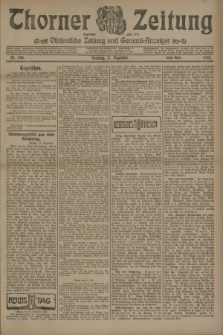 Thorner Zeitung : Ostdeutsche Zeitung und General-Anzeiger. 1905, Nr. 296 (17 Dezember) - Erstes Blatt