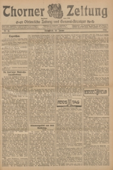 Thorner Zeitung : Ostdeutsche Zeitung und General-Anzeiger. 1906, Nr. 16 (20 Januar) + dod.