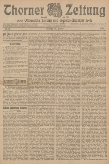 Thorner Zeitung : Ostdeutsche Zeitung und General-Anzeiger. 1906, Nr. 24 (30 Januar) + dod.