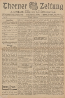 Thorner Zeitung : Ostdeutsche Zeitung und General-Anzeiger. 1906, Nr. 31 (7 Februar) + dod.
