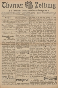 Thorner Zeitung : Ostdeutsche Zeitung und General-Anzeiger. 1906, Nr. 40 (17 Februar) + dod.