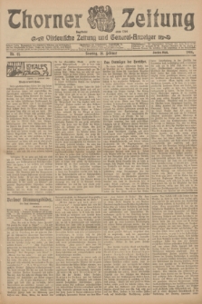 Thorner Zeitung : Ostdeutsche Zeitung und General-Anzeiger. 1906, Nr. 41 (18 Februar) - Zweites Blatt