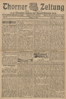 Thorner Zeitung : Ostdeutsche Zeitung und General-Anzeiger. 1906, Nr. 88 (15 April) - Zweites Blatt