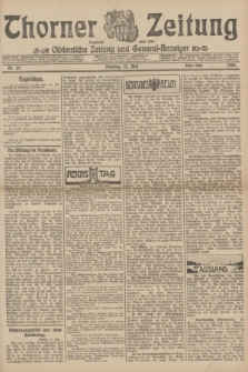 Thorner Zeitung : Ostdeutsche Zeitung und General-Anzeiger. 1906, Nr. 111 (13 Mai) - Erstes Blatt + dod.