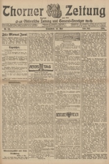 Thorner Zeitung : Ostdeutsche Zeitung und General-Anzeiger. 1906, Nr. 121 (26 Mai) - Erstes Blatt + dod.