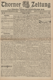 Thorner Zeitung : Ostdeutsche Zeitung und General-Anzeiger. 1906, Nr. 133 (10 Juni) - Erstes Blatt + dod.