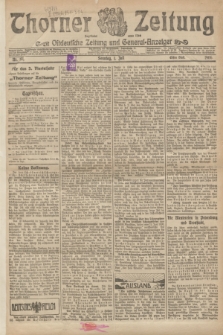 Thorner Zeitung : Ostdeutsche Zeitung und General-Anzeiger. 1906, Nr. 151 (1 Juli) - Erstes Blatt + dod.